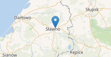 Mapa Slawno
