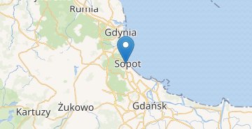 Karte Sopot