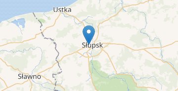 Zemljevid Slupsk