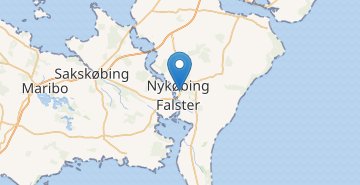 რუკა Nykobing Falster