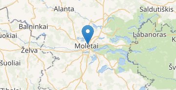 地図 Molėtai