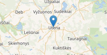 Žemėlapis Utena