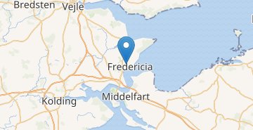 Kartta Fredericia