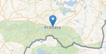 地図 Kraslava