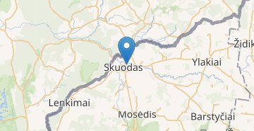 Zemljevid Skuodas