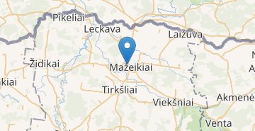 რუკა Mažeikiai