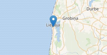 Zemljevid Liepaja