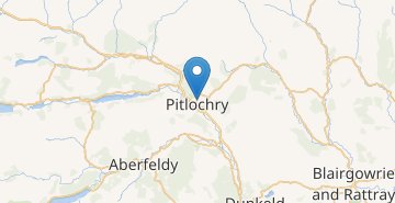 Mapa Pitlochry