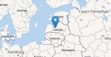 Zemljevid Latvia
