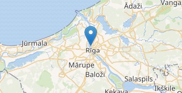地図 Riga seaport