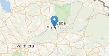 Мапа Strenči