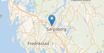 Žemėlapis Sarpsborg