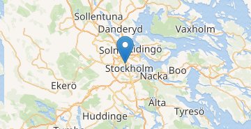 Mapa Stockholm