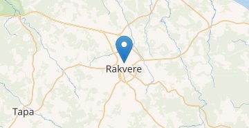 Zemljevid Rakvere