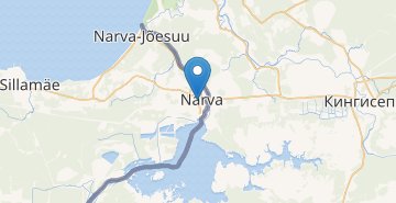 地図 Narva