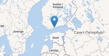 Zemljevid Finland