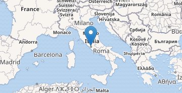 Mapa Italy