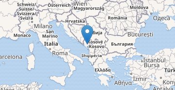 Мапа Чорногорії