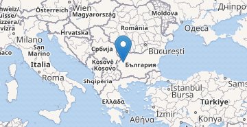 Mapa Bulharsko