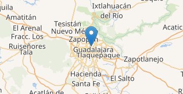 Kaart Guadalajara