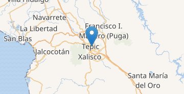 Mapa Tepic