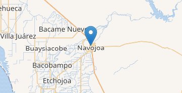 Karte Navojoa