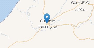 Zemljevid Guelmim