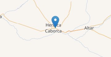 Zemljevid Caborca