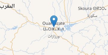 Mapa Ouarzazate airport