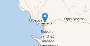 Zemljevid Ensenada