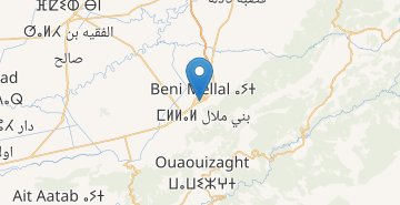Карта Бени-Меллаль