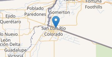 Map San Luis Rio Colorado