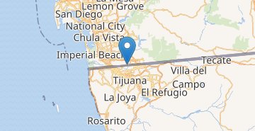 Map Tijuana airport