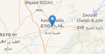 Карта Kasba Tadla