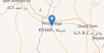Mapa Khouribga