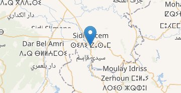 Mapa Sidi Kacem
