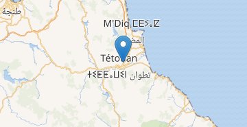 地図 Tetouan