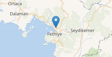 Mapa Fethiye
