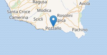 Mapa Pozzallo