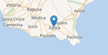 Mapa Ispica