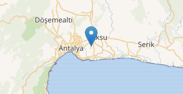 Zemljevid Antalya Airport