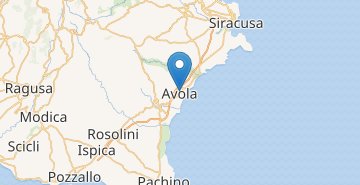 Map Avola