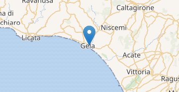 Map Gela