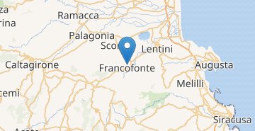 Map Francofonte