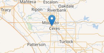 地图 Modesto