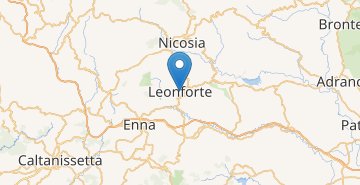 Žemėlapis Leonforte