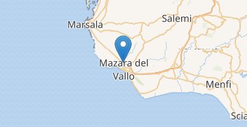 地图 Mazara del Vallo