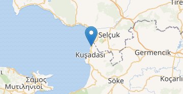 Map Kusadasi