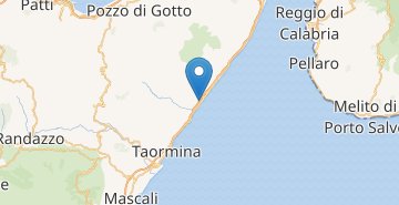 Map Santa Teresa di Riva