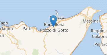地图 Barcellona Pozzo di Gotto